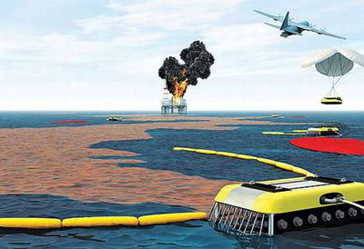 Airborne Robotic Oil Spill Recovery System